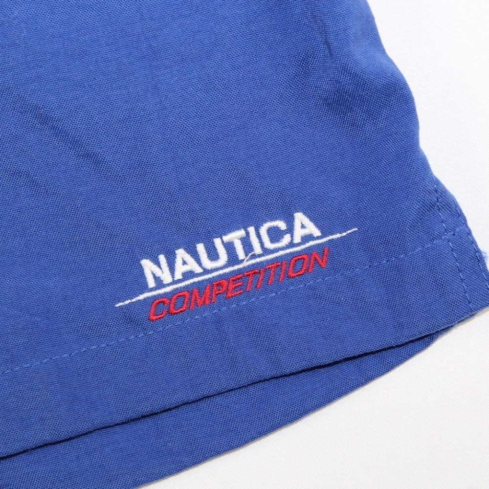 Vintage 90s Nautica Competition Swim Trunks Medium - Picture 3 of 5